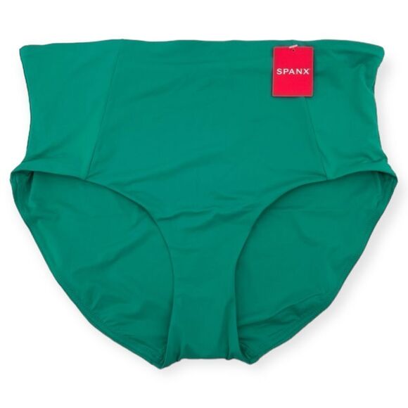 ~Spanx Women's Shaping High Rise Bottom Swim Brief NWT - Picture 1 of 7